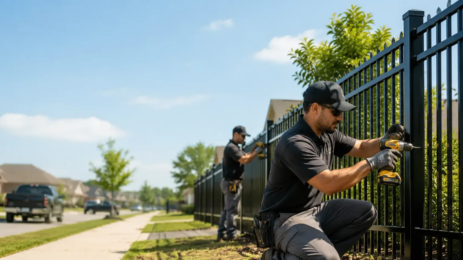Metal Fence Installation in Lowell, AR